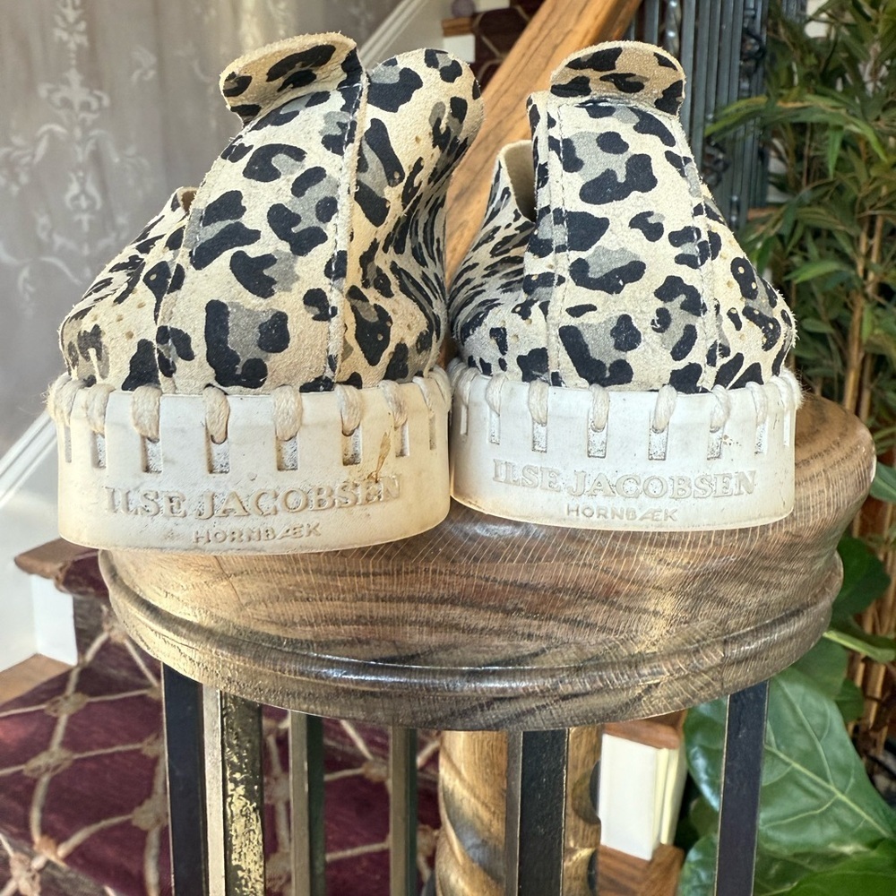Ilse Jacobson tulip shoe euro 40 US 8 1/2/9 good condition leopard print. - Picture 11 of 12